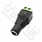 Разъем питания гнездо с клеммной колодкой 2.1х5.5mm SAT
